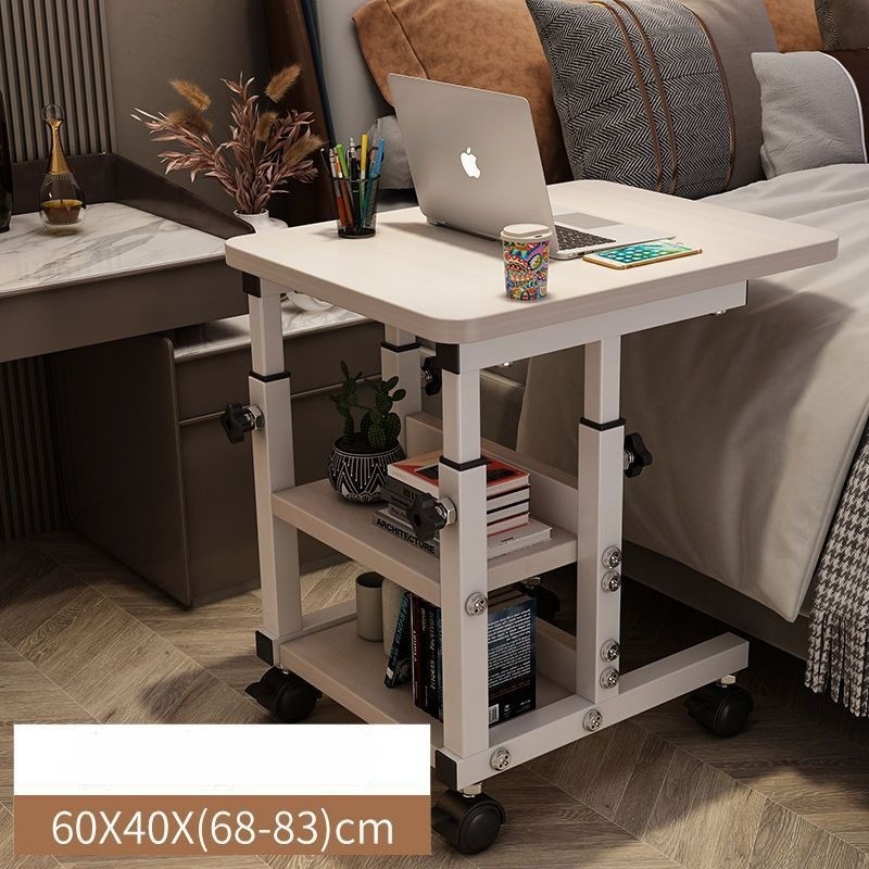 Movable Small Table, Bedside T - Desk Setup Minimalist recension och pris