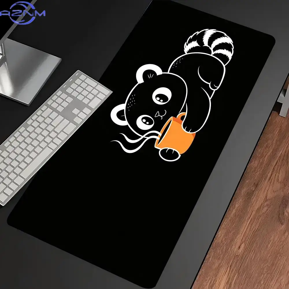 Cute Line Art Cat Hold Coffee  - Desk Setup Pc And Laptop recension och pris