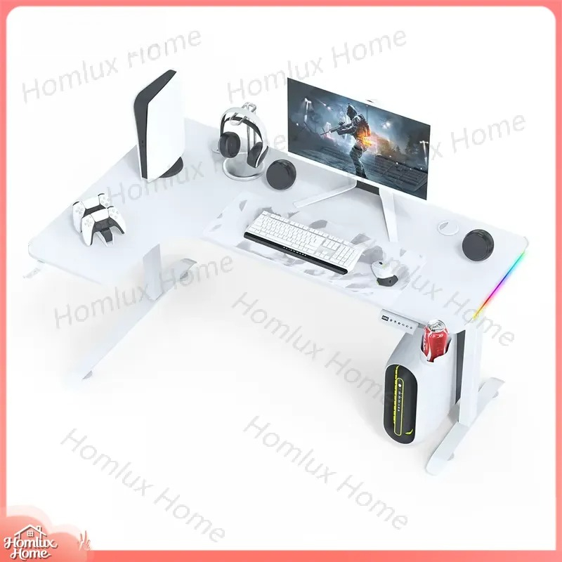Gaming Desk Height Adjustable  - Desk Setup L Shaped recension och pris