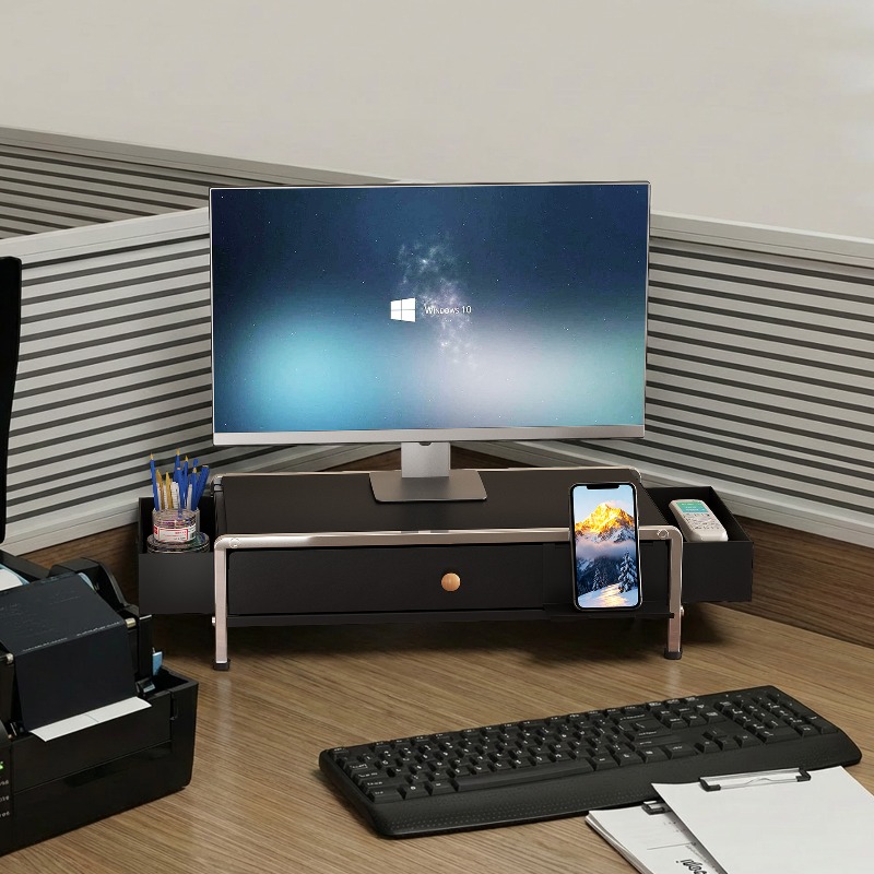 Metal Monitor Stand Riser Adju - Setup Desk Monitor recension och pris