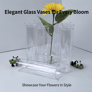 10-27Clear Acrylic Cylinder Va - Desk Setup Minimalist recension och pris