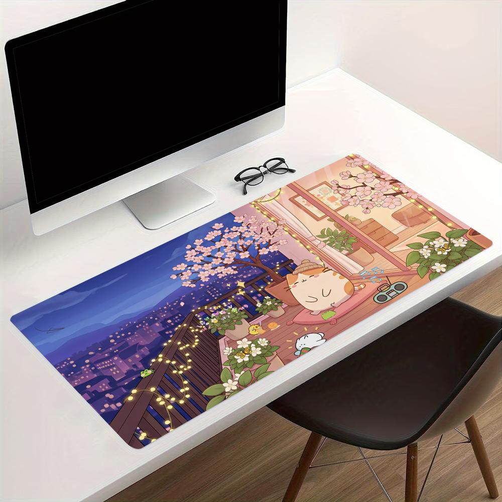 Cozy Anime Street Extended Gam - Desk Setup Pc And Laptop recension och pris