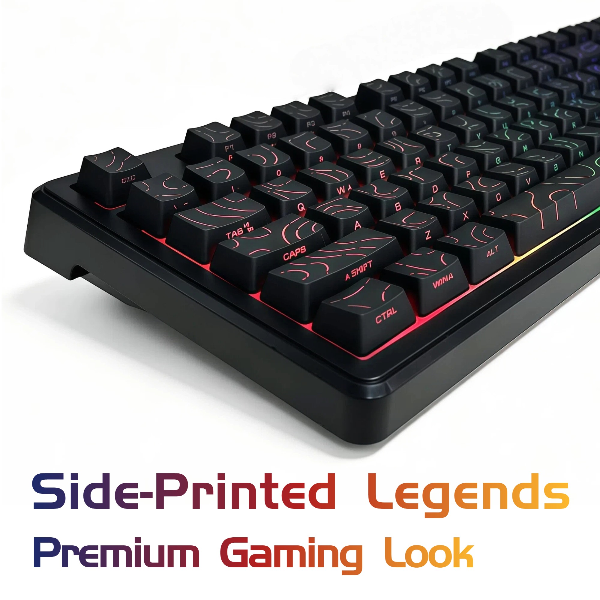 87 Key Compact Wired Keyboard  - Desk Setup Pc And Laptop recension och pris