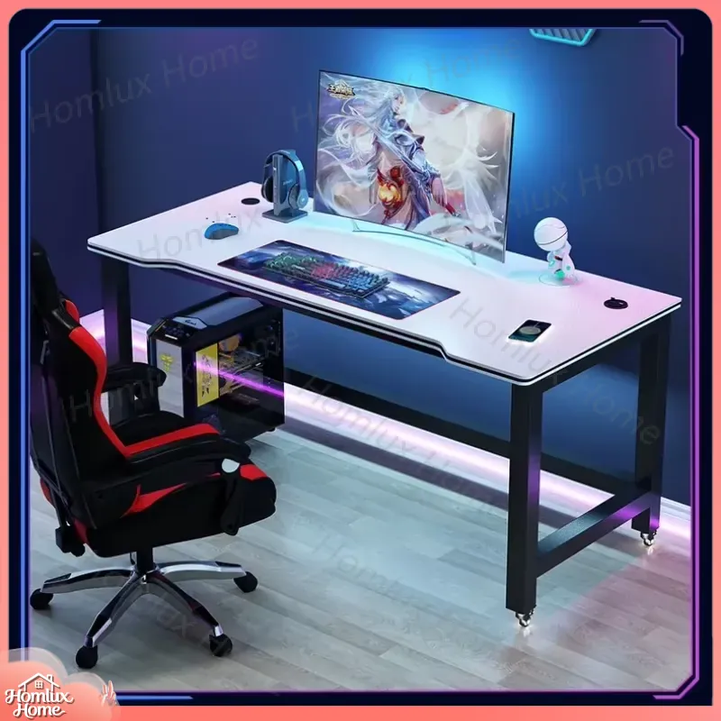 Carbon Fiber Texture Black Gam - Desk Setup L Shaped recension och pris