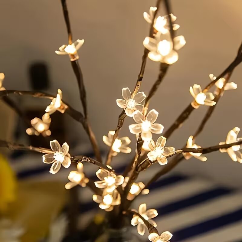 1/2PC 20LED Cherry Blossom Tre - Desk Setup Lamp recension och pris