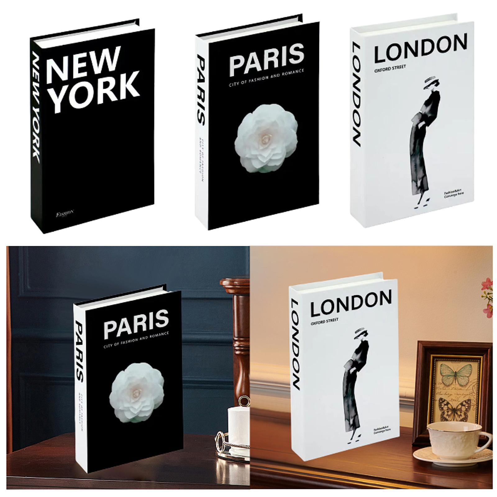 Modern Minimalist Faux Book fo - Desk Setup Minimalist recension och pris