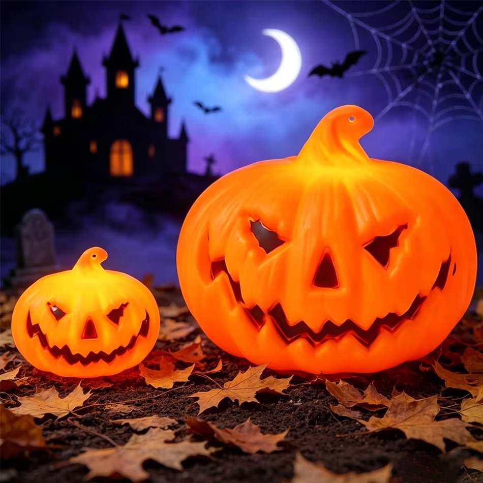 LED Pumpkin Lamp Warm Light Ja - Desk Setup Lamp recension och pris