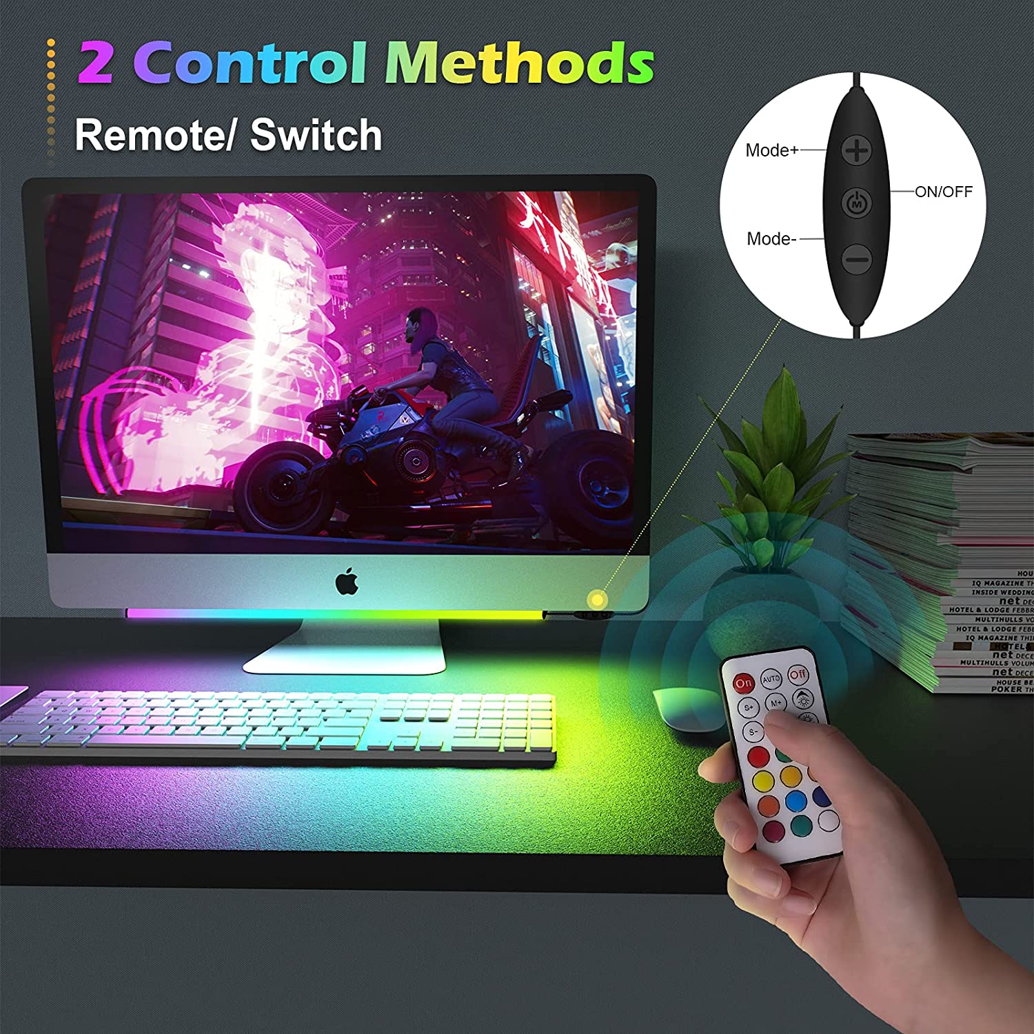Under Monitor Light Bar RGB Dr - Setup Desk Monitor recension och pris